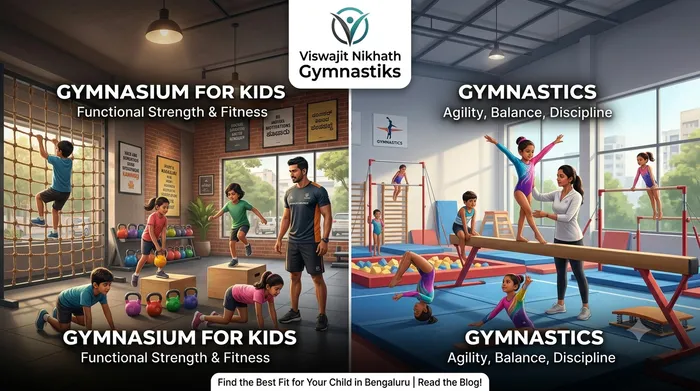 Gymnasium for Kids Near Me in Bangalore: Do You Actually Mean Gymnastics? | Viswajit Nikhath Gymnastiks