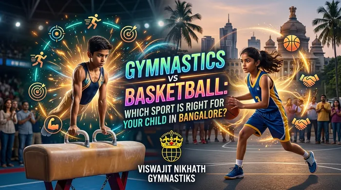 Gymnastics vs Basketball: Which Sport Is Right for Your Child in Bangalore? | Viswajit Nikhath Gymnastiks