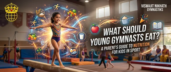 What Should Young Gymnasts Eat? A Parent's Guide to Nutrition for Kids in Sport | Viswajit Nikhath Gymnastiks